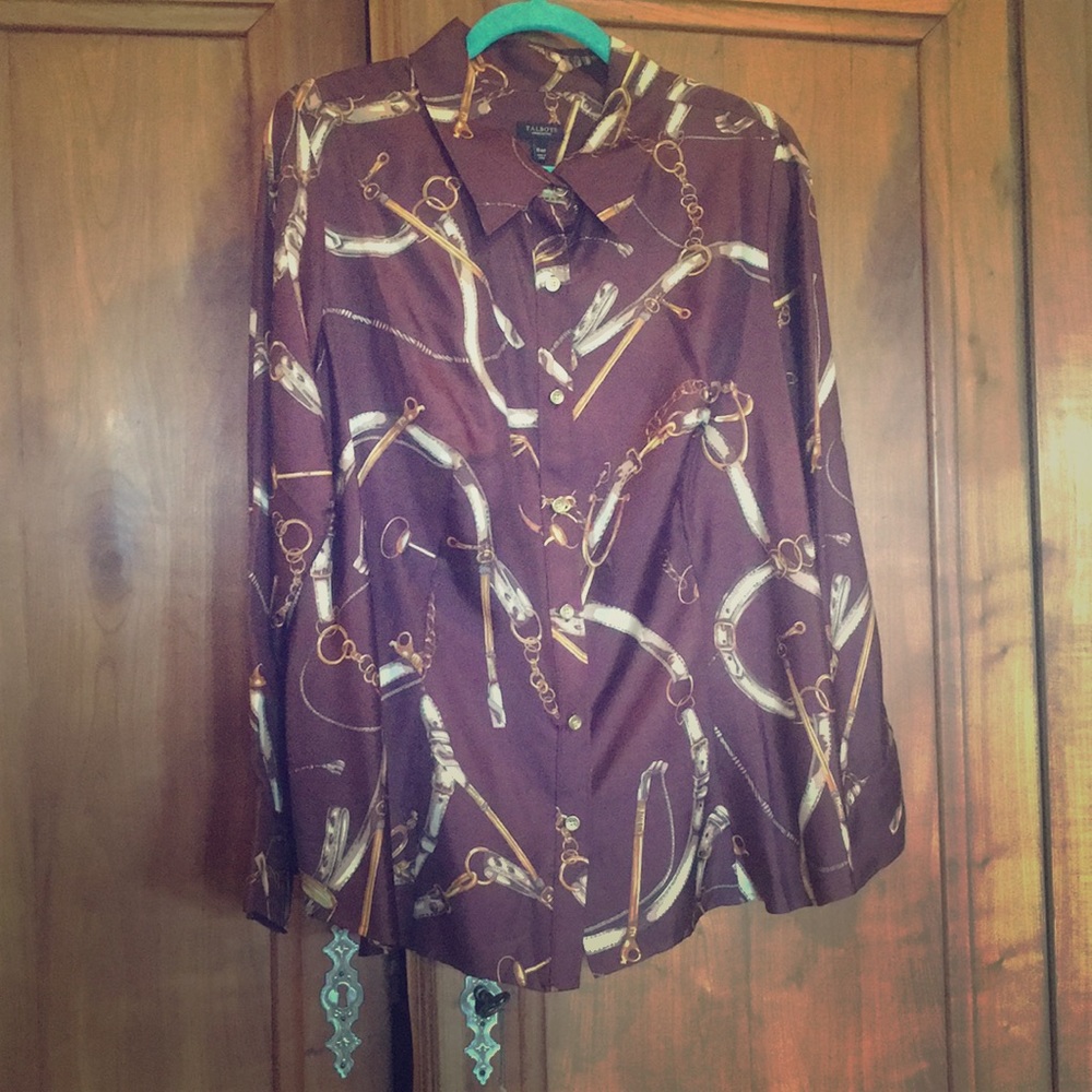 Talbots Equestrian Blouse